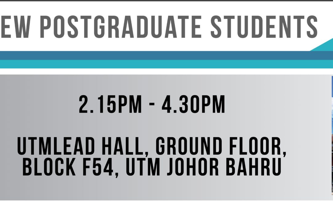 Briefing for New Postgraduate Students
